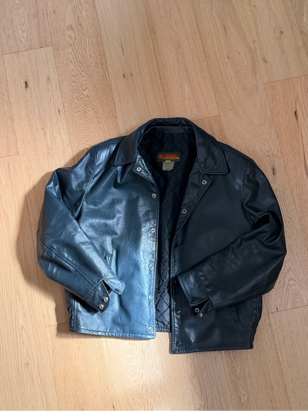 Black Leather Vintage Jacket